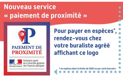 Nouveau : le « paiement de proximité » chez votre buraliste agréé