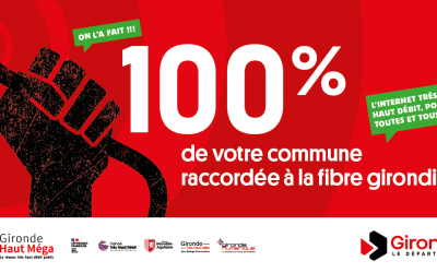 FIBRE OPTIQUE DEPLOYEE A 100% SUR NOTRE TERRITOIRE