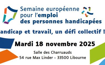 Semaine Européenne pour l’Emploi des Personnes Handicapées – 18 au 24 nov.