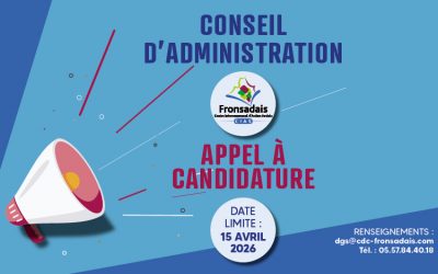 DEVENEZ MEMBRE DU CONSEIL D&rsquo;ADMINISTRATION DU CIAS