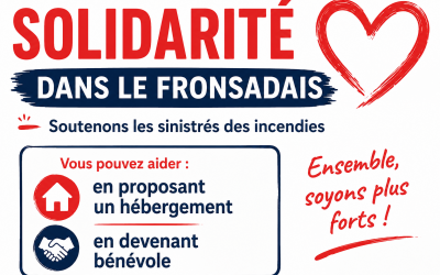 Solidarité sinistrés des incendies : recensement des hébergements et bénévolat
