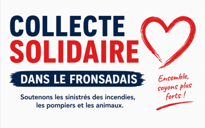 COLLECTE POUR SOUTENIR LES SINISTRES DES INCENDIES